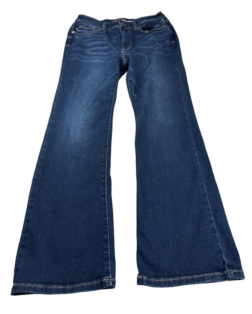 Judy Blue Boot Cut Mid-Rise Dark Wash Womens Petite Jeans 11/30 JB82586PT-DK